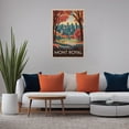 thumbnail image 5 of Retro Montreal Mount Royal Poster Vintage Canadian City Tourism Art for Walls Print Poster, 5 of 8