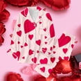 thumbnail image 4 of SJLDQY Valentines Women's Pajamas Set 2 Peice Pjs Set for Women Valentine's Day Love Heart Graphic Long Sleeve Pajama Tops Pants Soft Comfy Homewear Sleepwear Outfits, 4 of 6