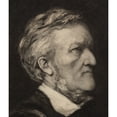 thumbnail image 2 of Richard Wagner German Composer. Detail Of Portrait Etching By German Born Artist Hubert Von Herkomer, 2 of 2