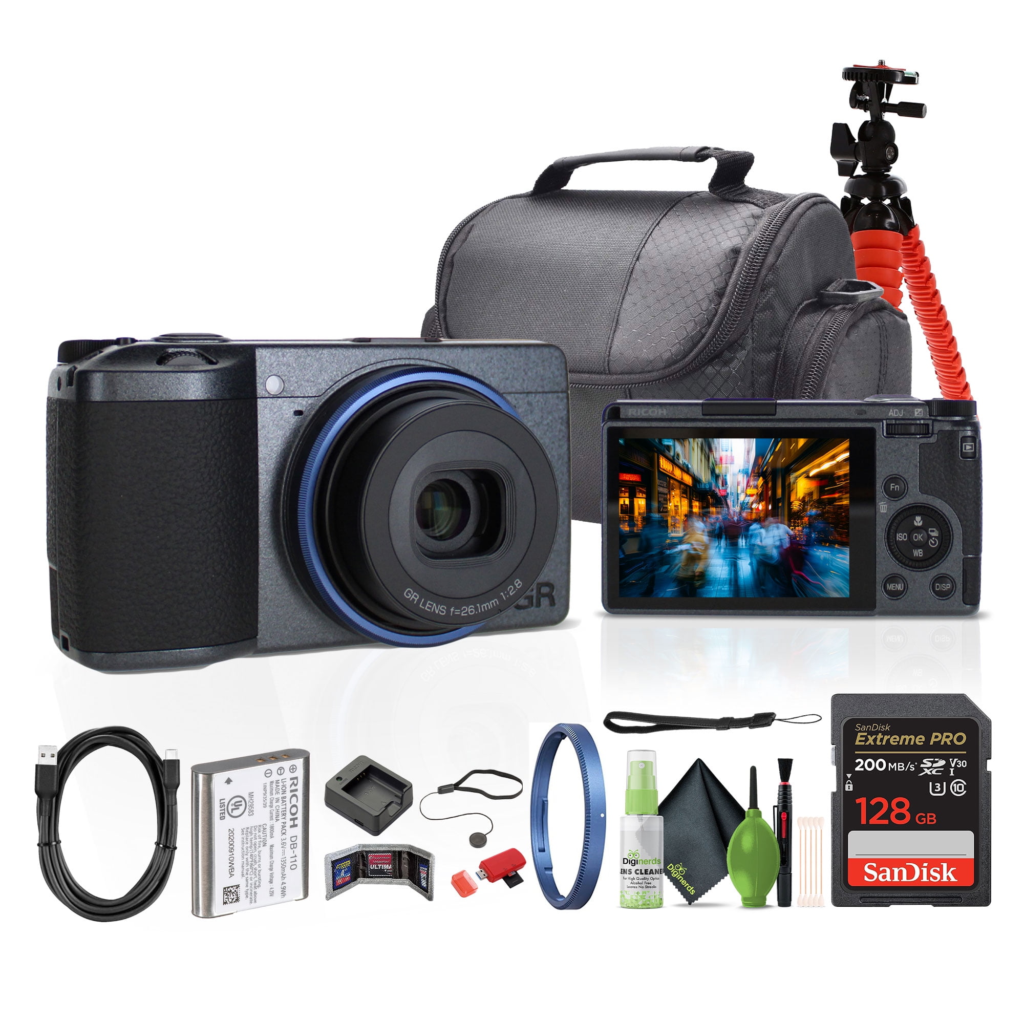 Ricoh GR IIIx HDF Digital Camera - Walmart.com