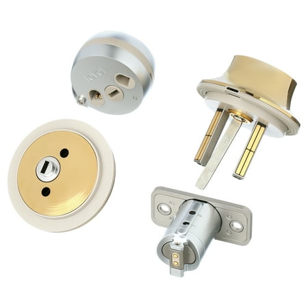 Level - Touch Edition Smart Lock Bluetooth Replacement Deadbolt with App/Key/Voice Assistant Access - Polished Brass
