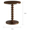 thumbnail image 4 of Mesa Casafoyer Acton redonda de madera de nogal, 4 of 5