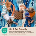 thumbnail image 4 of Design&I 2'x3' Ultra Soft Door Mat, Classroom Ocean Animals Whale Octopus Starfish Underwater Under None Fluffy Washable Easy Care Indoor rug for Bedside Entryway, 4 of 7