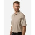 thumbnail image 2 of Harriton M105 Men's Maverick CVC Pique Polo-Khaki-S, 2 of 6