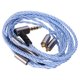 thumbnail image 1 of Cable para Auriculares Cable de Cobre Chapado en Plata con Control de Volumen y micrófono Cable de extensión para Auriculares para Auriculares con Interfaz MMCX SE846 SE535, 1 of 8