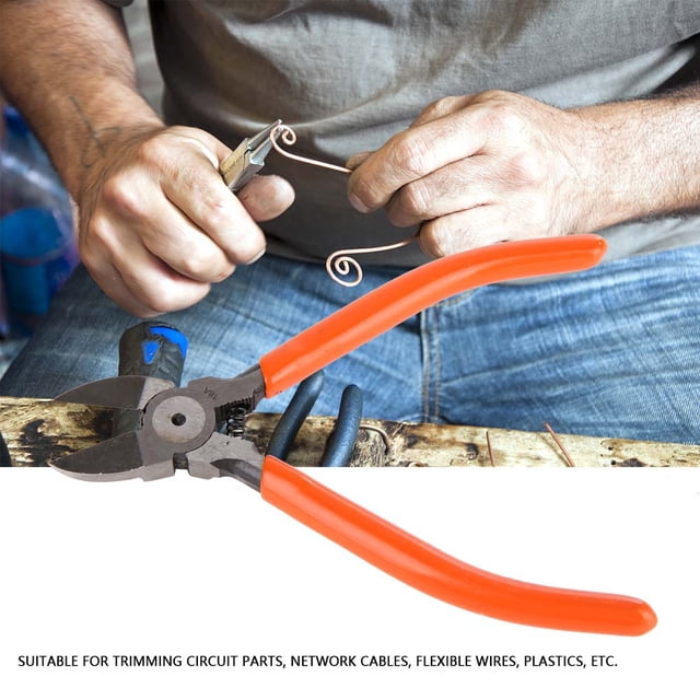 Electronic Side Cutter Cable Cutting Tool Industrial Vanadium Steel Mini Cable Wire Cutter