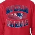 thumbnail image 3 of Men's Starter Red New England Patriots Team Grit Graphic Fleece Pullover Sweatshirt, 3 of 3