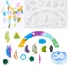 thumbnail image 2 of Kearding DIY plumas campanas eólicas cristal resina viento carillón moldes superficie lisa fácil de desmoldar reutilizar pegamento caer molde Cocina y Comedor Kearding HA060549-00, 2 of 6