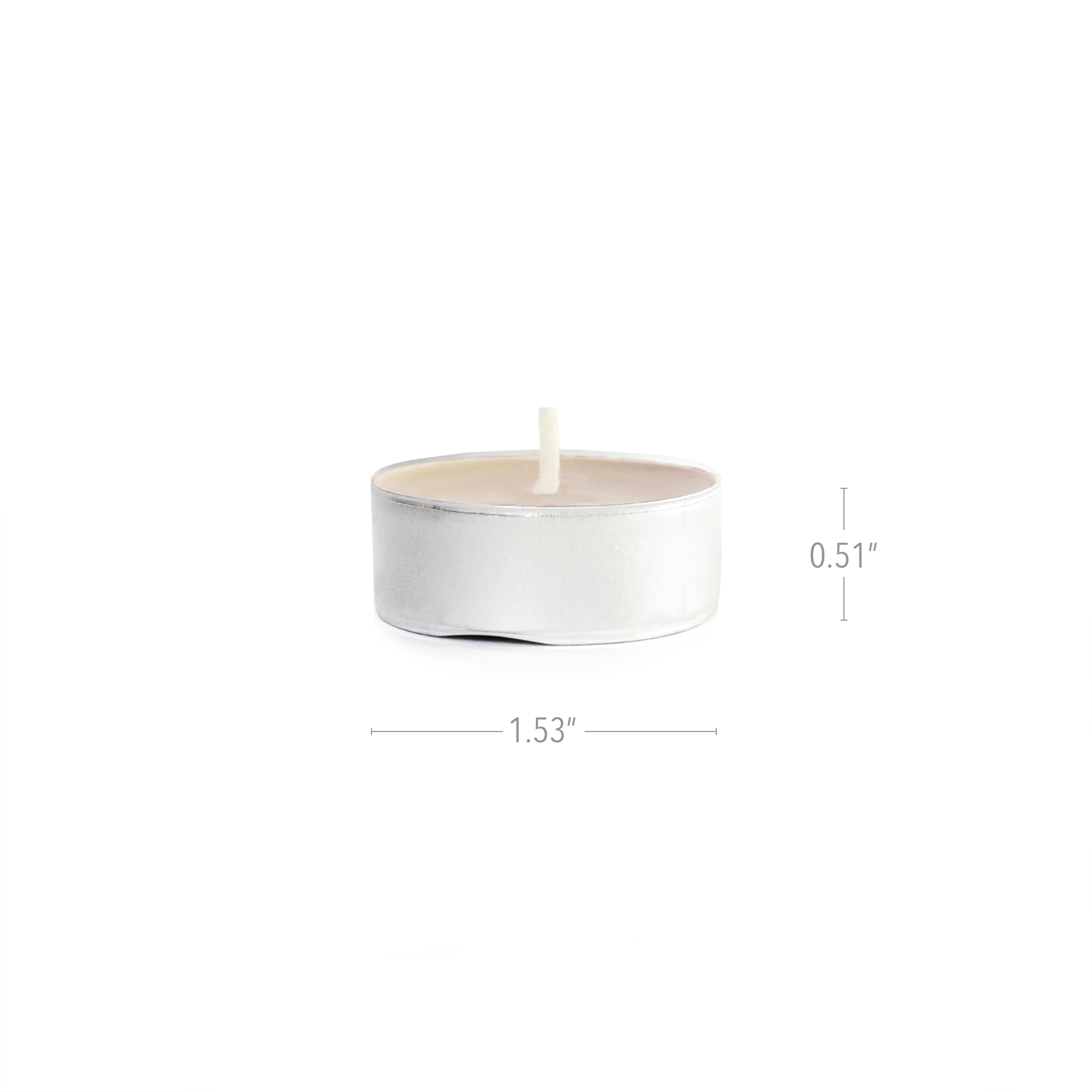 Mainstays Vanilla Scented Indoor/Outdoor Tealight Candles, 50 Count
