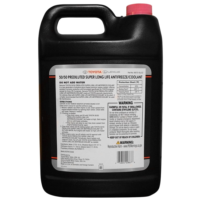 Genuine Toyota Pink Premixed Long Life Coolant Antifreeze (1