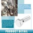 thumbnail image 3 of Unique Bargains 1 Set Car Brake Line Fitting Adapter 1.38' Length M10x1.0 Brake Line Thread Single Hollow Bolt, 3 of 7