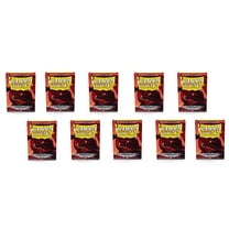 10 Packs Dragon Shield Classic Crimson Standard Size 100 ct Card Sleeves Display Case