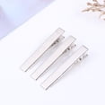 thumbnail image 4 of 200 Pcs Pinces à Boucles à une Seule Broche Pinces à Section Argentées Pinces à Cheveux en Métal pour Extensions de Cheveux, 4 of 6