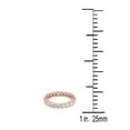 thumbnail image 5 of AoneJewelry 14K Solid White, Yellow & Rose Gold Diamond Eternity Wedding Band, 5 of 5