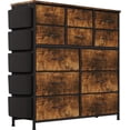 thumbnail image 5 of Eastvita Brown Tall 12-Drawer Fabric Dresser with Key Features (Durable Practical Design), 5 of 5