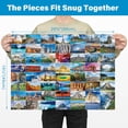thumbnail image 2 of Puzzles for Adults 1000 Pieces, 56 Famous World Scenic Landmarks, Travel Poster Landscape Challenging Puzzle, Jigsaw Puzzles with Letters on Back, 2 of 6