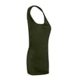 thumbnail image 4 of XIAONU Blouses For Womens Deep V Back Slim Fit Elastic Vest Trendy Ladies Solid Color Backless Beach Vacation Top, 4 of 6