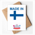 thumbnail image 1 of Finland Country Love Happy Birthday Greeting Cards Envelopes Blank, 1 of 3