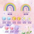thumbnail image 2 of ZYLER- Colorful Rainbow And Daisy Cake Toppers Set For Birthday And Party Decor, 2 of 6