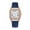 Blue-C, variant on Ladies Watch Clock Silicone Watch with Leather Band Strap Fashion Ladies Watch Wind Up Watches for Women No Battery Quartz Watch Men's Watch