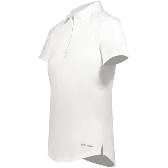 Holloway B31564007 Womens Electrify CoolCore Polo T-Shirt, White - 2XL
