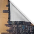 thumbnail image 3 of Ambesonne City Kitchen Curtains, Sunrise at Los Angeles, 55"x45", Navy Blue Apricot Ivory, 3 of 3