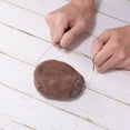 thumbnail image 4 of Unique Bargains Wire Clay Mud Cutting Tool Wire Clay Cutter Curly Cutoff Tool, 12.2 Inch Silver Tone, 4 of 6