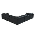 thumbnail image 3 of Titan Furnishings 6-Piece 1 Console 3-Power Reclining Italian Leather Sectional, 3 of 7