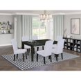 thumbnail image 4 of East West Furniture Dining Room Set Black, WEBA7-BLK-05, 4 of 4