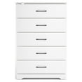 thumbnail image 2 of Darsh 5-Drawer Matte White Chest of Drawers (47.2 in. X 15.7 in. X 31.5 in.), 2 of 5