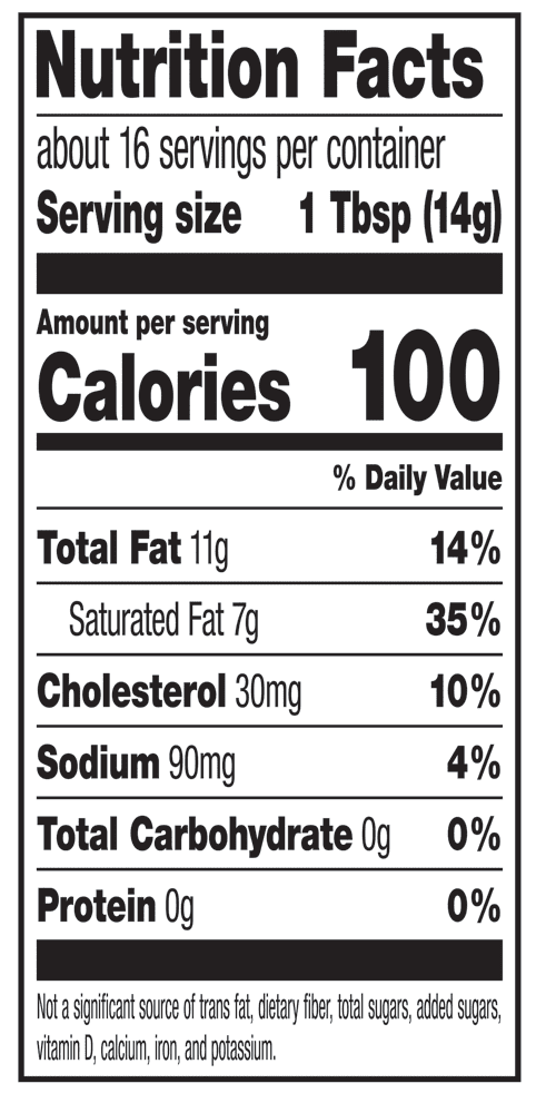 Plugrà Premium European Style Salted Butter, 8 oz Solid