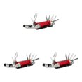 thumbnail image 1 of Dalazy Vélo Réparation Outil de Réparation de Cyclisme Multifonction avec Extraction de Rivet de Chaîne de Tournevis Clé à Douille Pliante Légère Rouge 3PCS, 1 of 6