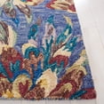 thumbnail image 3 of SAFAVIEH Blossom Tobias Floral Area Rug, Blue/Violet, 6' x 6' Square, 3 of 8