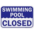 thumbnail image 1 of Swimming Pool Closed Sign,, 1 of 8