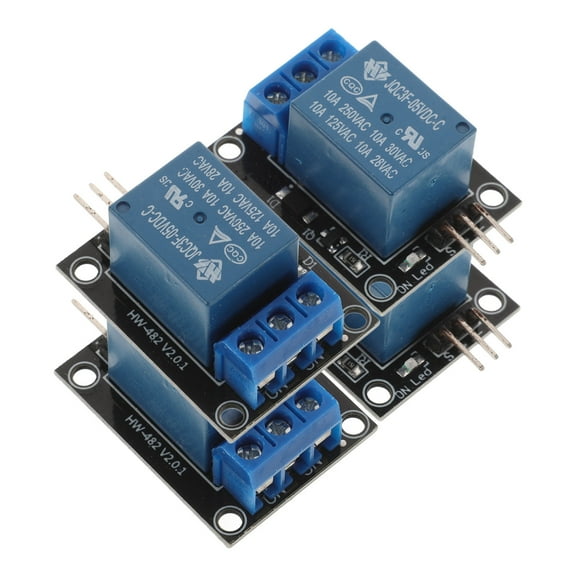 Raindrops 4pcs Relay Module for Device Control 5V Relay Module 5V Relay Module Compatible for Arduino ARM AVR MCU