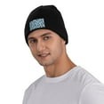 thumbnail image 5 of ZICANCN Camouflage Blue Leopard Skin Knit Beanie Hat, Winter Cap Soft Warm Classic Hats for Men Women, Black, 5 of 8