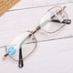 thumbnail image 4 of Gafas multifocales para presbicia, gafas de lectura con bloqueo de luz azul para hombres y mujeres (+300 dorado), 4 of 8