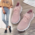 thumbnail image 3 of huanledash Women Casual Walking Sneakers Lace Up Soft Shoes Mesh Breathable Shoes Trainers, 3 of 8