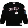 thumbnail image 2 of Men's Mitchell & Ness  Black Arizona Cardinals Training Camp Vintage Logos Long Sleeve T-Shirt, 2 of 5