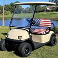 thumbnail image 2 of Yuyamidu American Flag Golf Cart Seat Covers for Club Car Seat Cover 4th of July Golf Cart Seat Backrest Covers Full Set of 2 Portable Travel Sports Cart Seat Cushion Accessories, 2 of 8