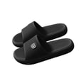 thumbnail image 4 of Mens Slides EVA Lightweight Non Slip One Strap Sandals with Bear Logo for Indoor Outdoor Use Quick Drying (Black),Size 9, 4 of 6