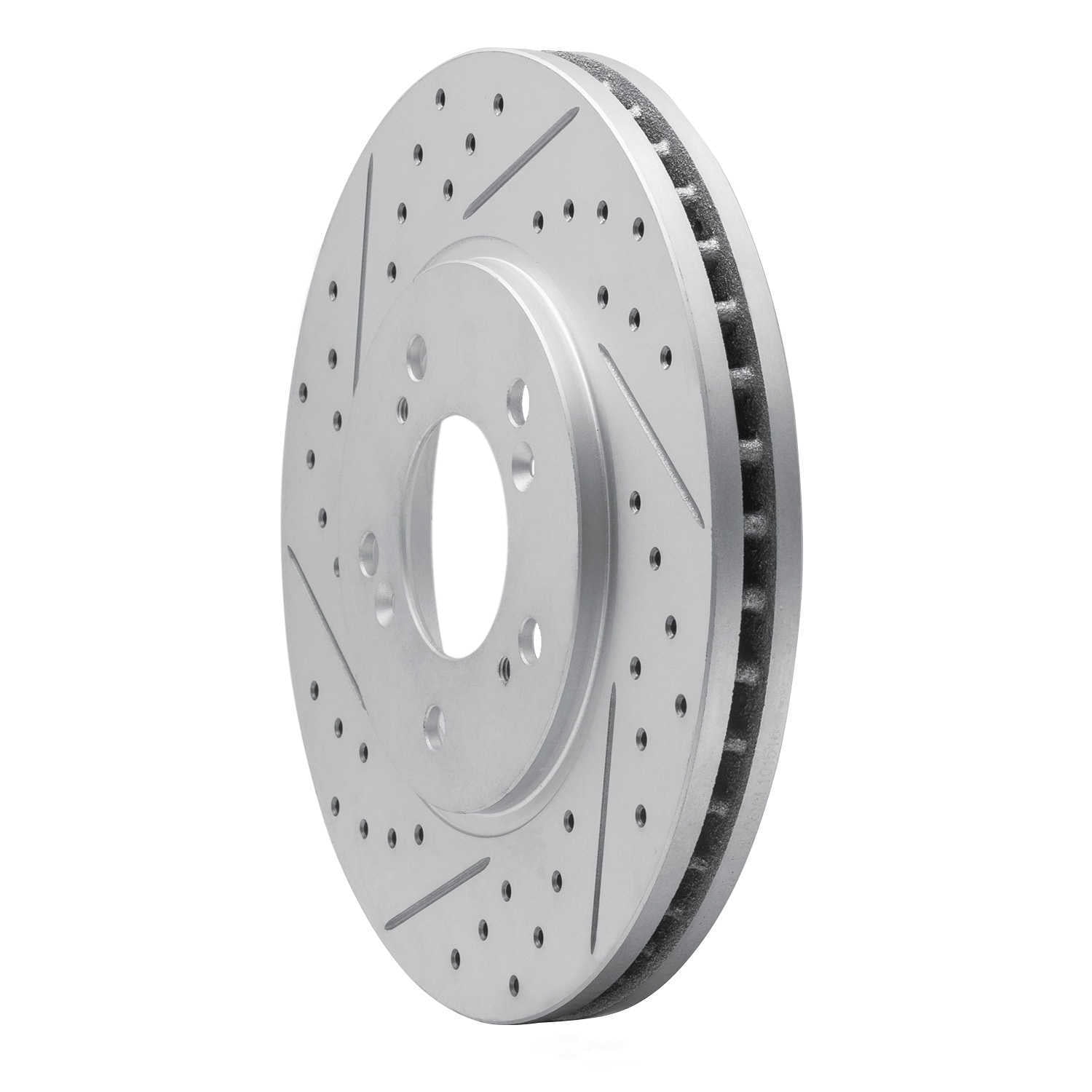Dynamic Friction Company 830-58004L DFC Geoperformance Rotor - Drilled and Slotted