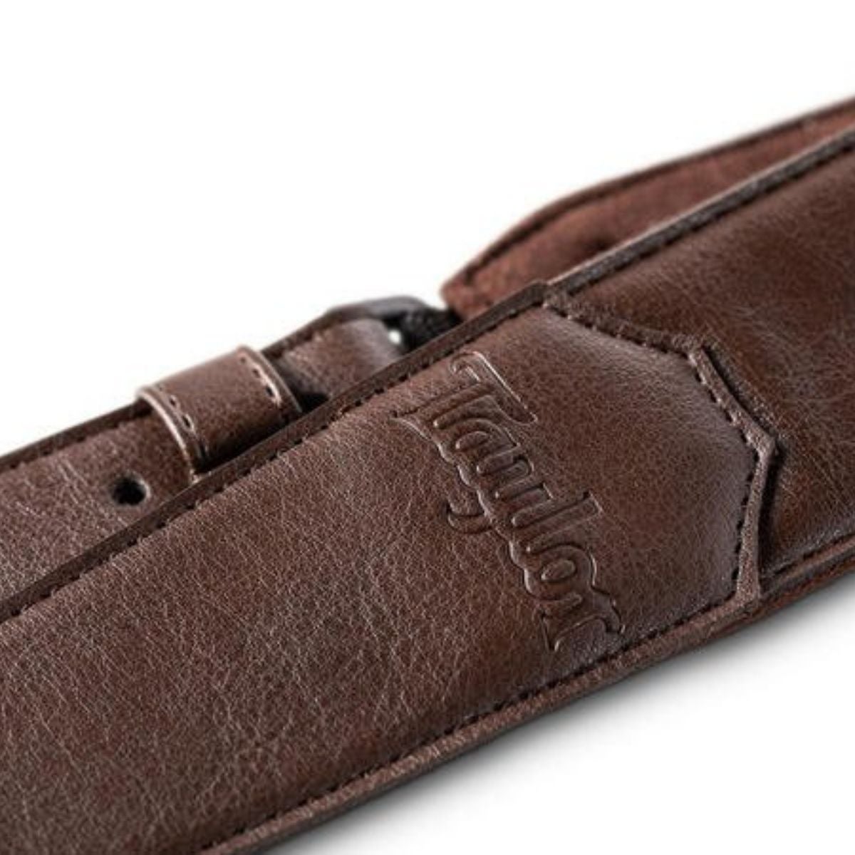 Taylor Strap Vegan Leather Guitar Strap - Chocolate Brown 2" (4200-20)