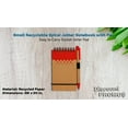thumbnail image 4 of DISCOUNT PROMOS Recyclable Spiral Notebooks, 3in x 5in, Assorted Colors, 60 Pages, 10 Count, 4 of 5