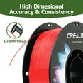 thumbnail image 4 of Filamento para impresora 3D Creality CR PETG 1,75 mm 1 kg rojo, 4 of 7