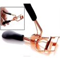 thumbnail image 1 of Eyelash curler with rose gold replacement pads, no need to pinch or pull, curl your lashes and lash line in seconds, 1 of 3