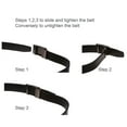 thumbnail image 5 of Men's Plain Leather Slide Dress Belt with Automatic Buckle, 5 of 5