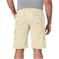 thumbnail image 3 of Besolor Mens Cargo Shorts Straight Leg Casual Loose Outdoor Hiking Knee Length Shorts with Multi-pocket(Medium,Beige), 3 of 4