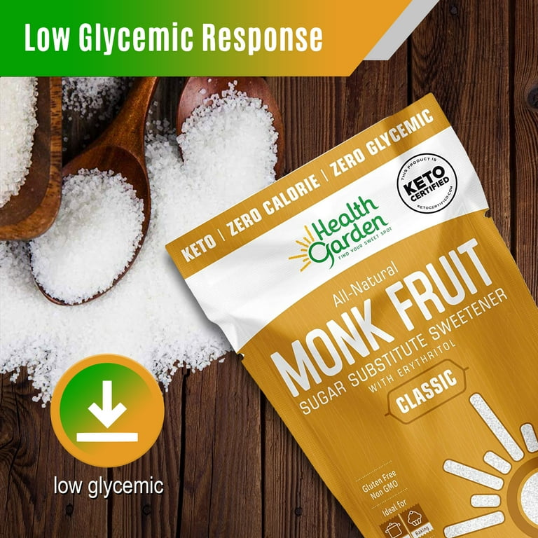 Powdered Monk Fruit Sweetener, 16 oz at Whole Foods Market