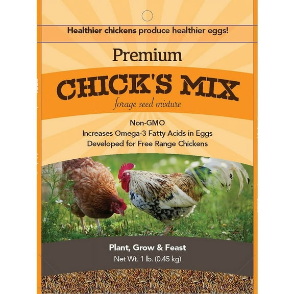 1 lb. Premium Chick's Mix Forage Seed Mixture
